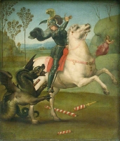 Der Heilige Georg, der Heilige Michael und der Drache