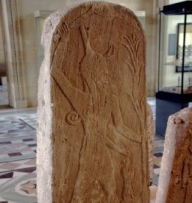 Stele des Sturmgottes Baal