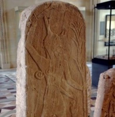 Stele des Sturmgottes Baal
